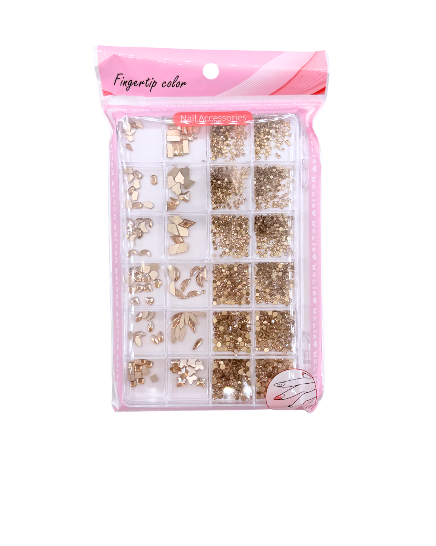 Nail Jewelry Decoration Set – Pearls, Stones, Flowers & Exotic 3D Nail Art Charms