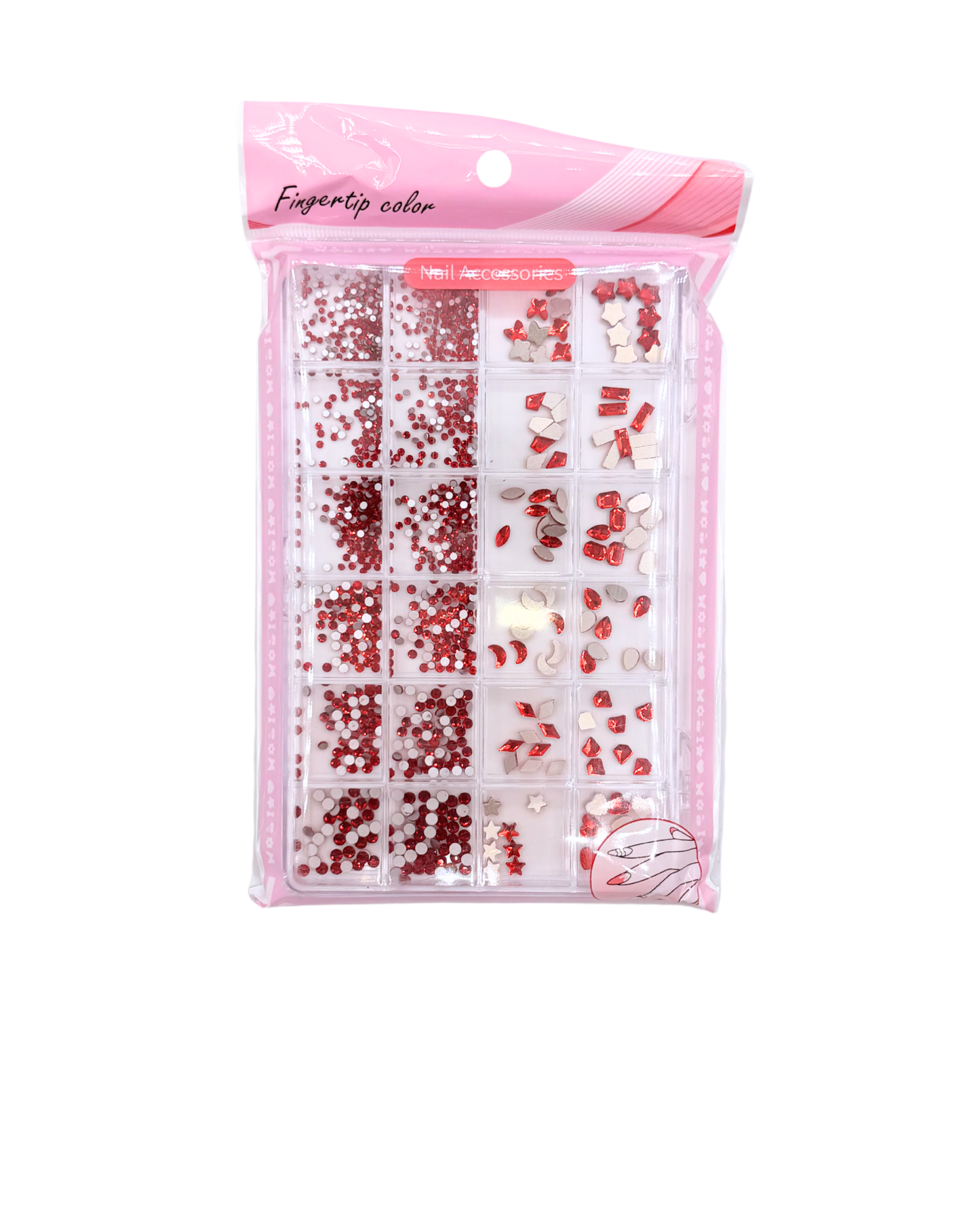 Nail Jewelry Decoration Set – Pearls, Stones, Flowers & Exotic 3D Nail Art Charms