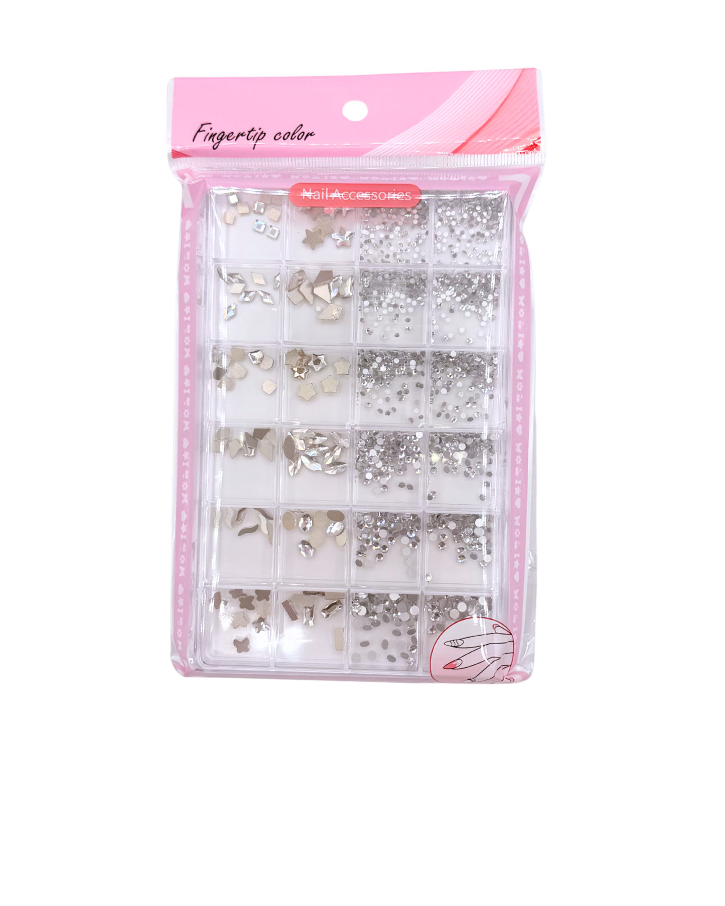 Nail Jewelry Decoration Set – Pearls, Stones, Flowers & Exotic 3D Nail Art Charms