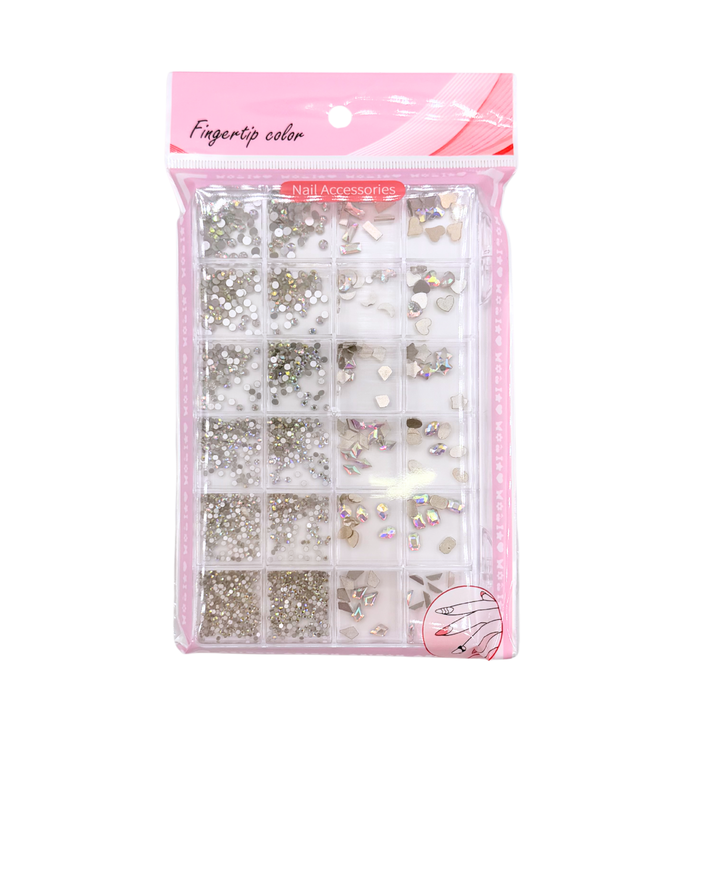 Nail Jewelry Decoration Set – Pearls, Stones, Flowers & Exotic 3D Nail Art Charms