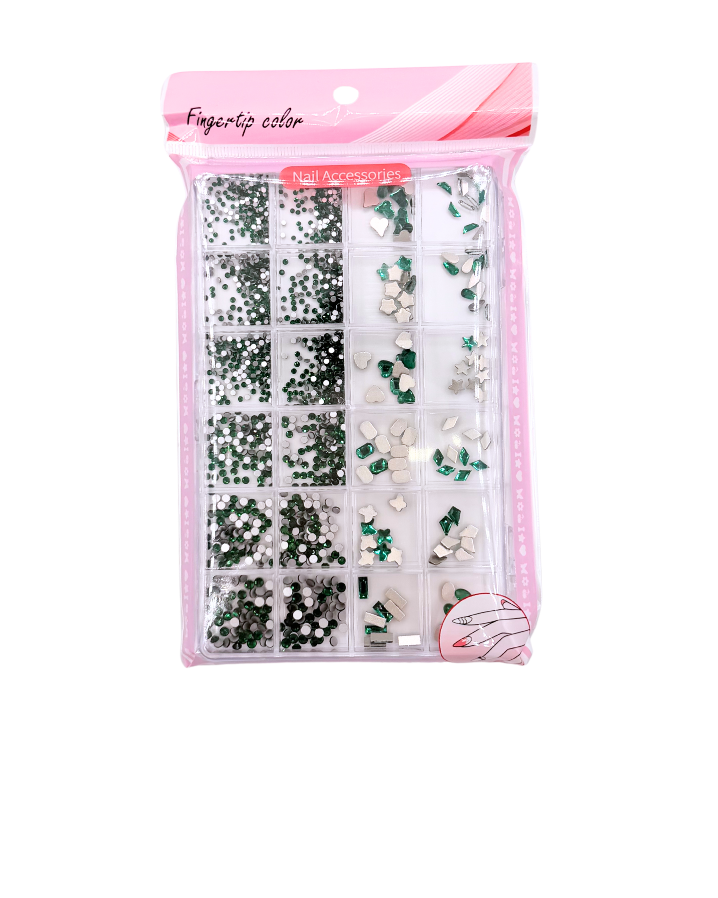 Nail Jewelry Decoration Set – Pearls, Stones, Flowers & Exotic 3D Nail Art Charms
