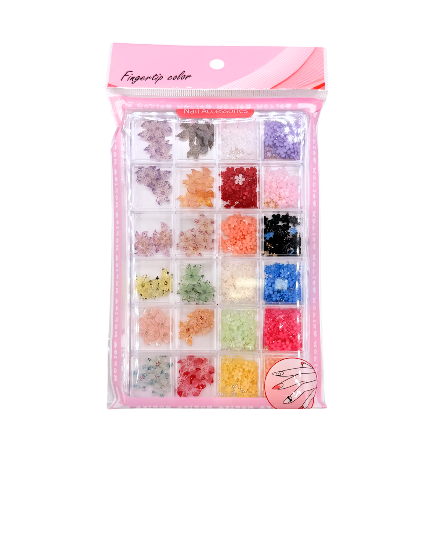 Nail Jewelry Decoration Set – Pearls, Stones, Flowers & Exotic 3D Nail Art Charms