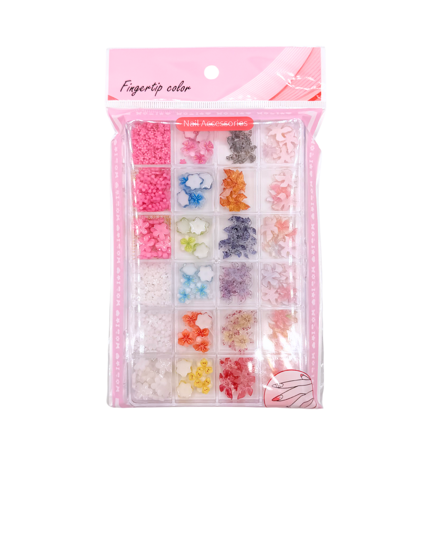 Nail Jewelry Decoration Set – Pearls, Stones, Flowers & Exotic 3D Nail Art Charms