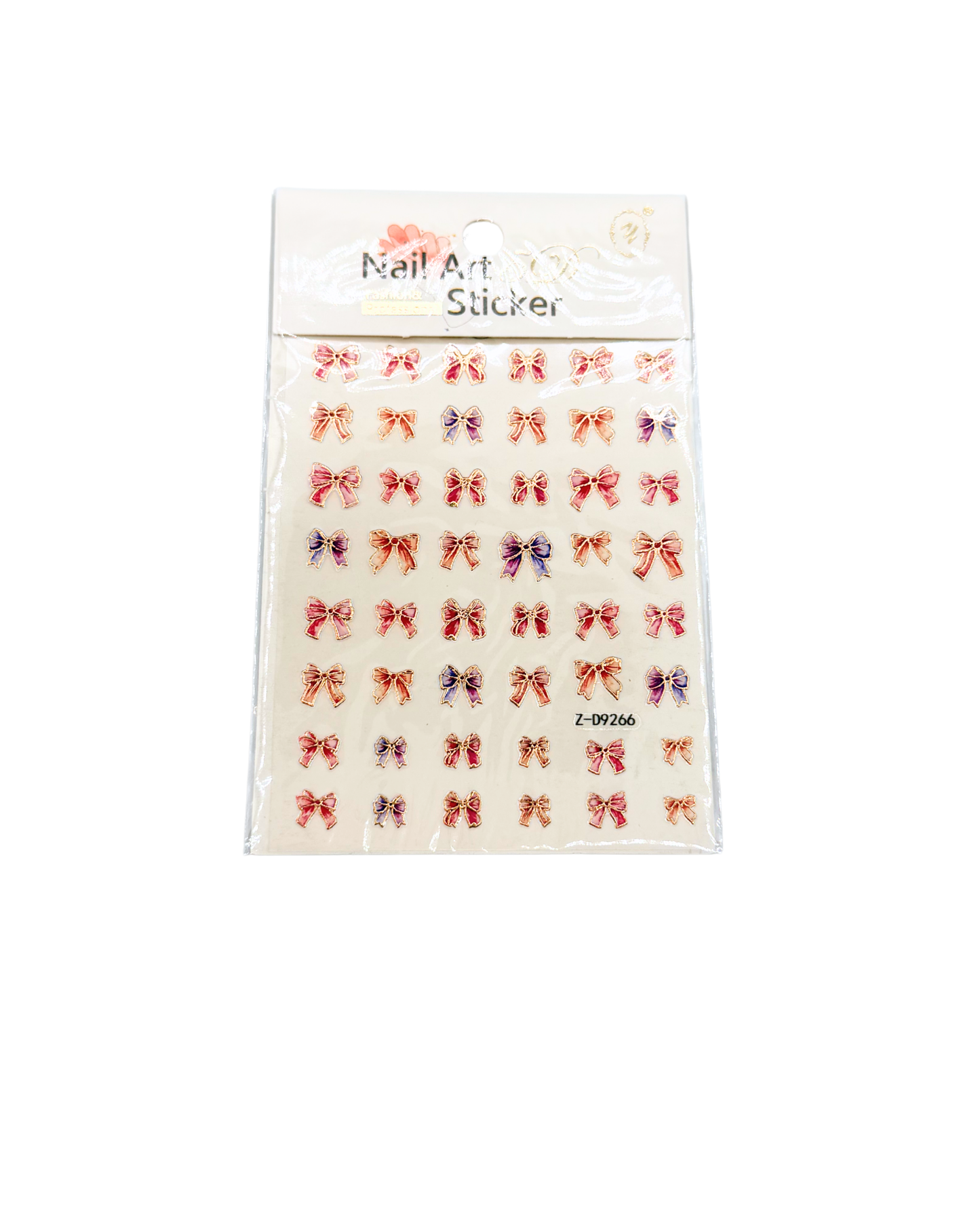 Summer Nail Stickers Set – Flowers, Stitch Designs & Mixed Nail Art Decals
