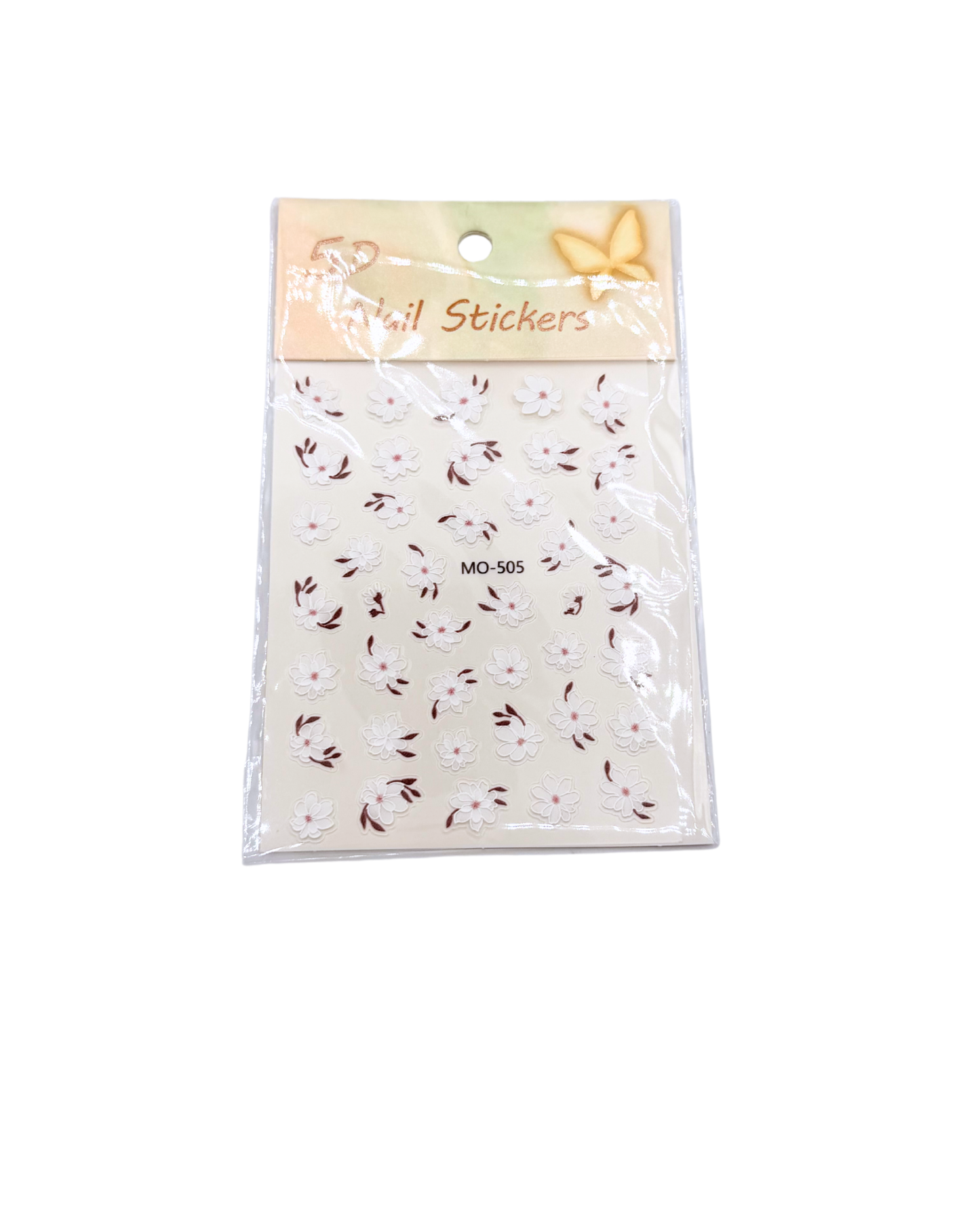 Summer Nail Stickers Set – Flowers, Stitch Designs & Mixed Nail Art Decals