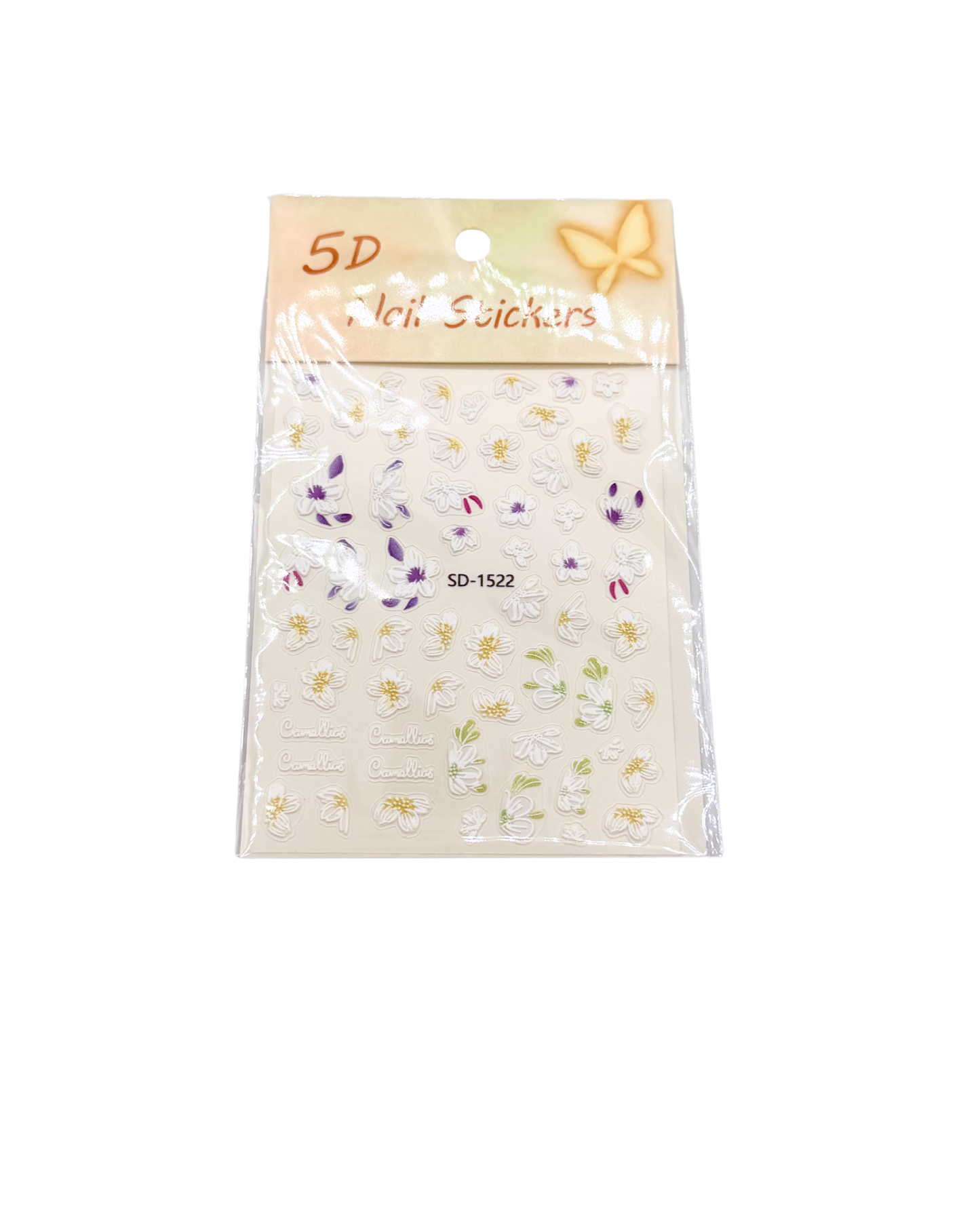 Summer Nail Stickers Set – Flowers, Stitch Designs & Mixed Nail Art Decals