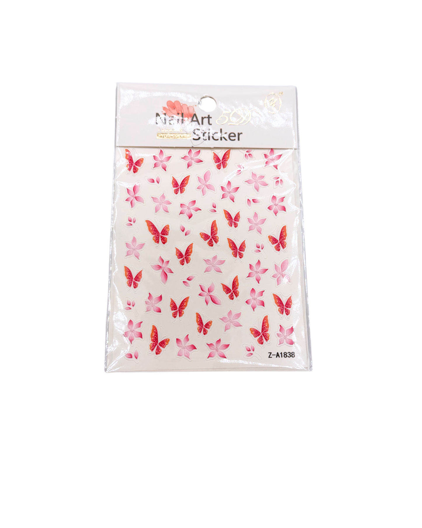 Summer Nail Stickers Set – Flowers, Stitch Designs & Mixed Nail Art Decals