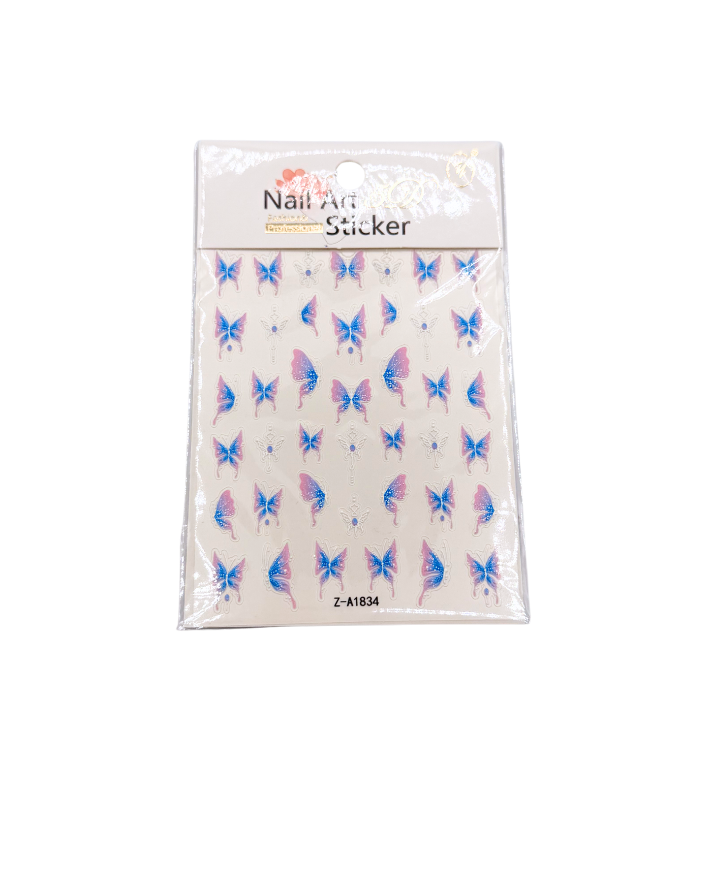Summer Nail Stickers Set – Flowers, Stitch Designs & Mixed Nail Art Decals
