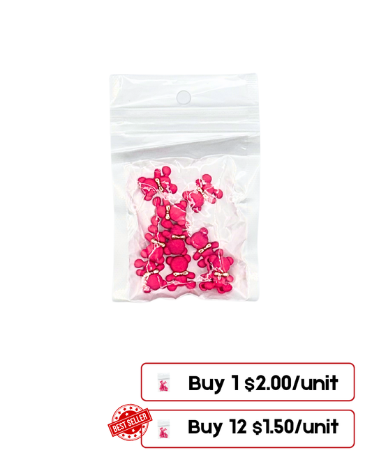 Bear-Shaped Nail Decorations