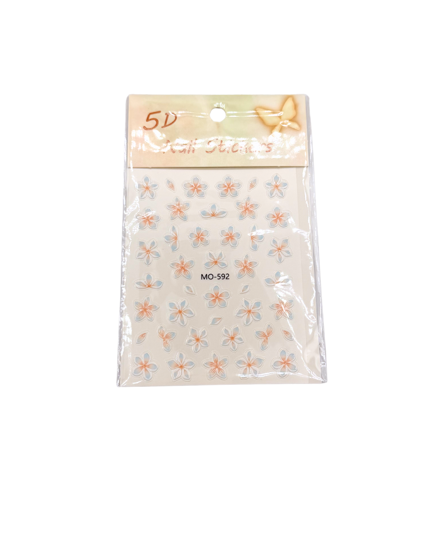 Summer Nail Stickers Set – Flowers, Stitch Designs & Mixed Nail Art Decals