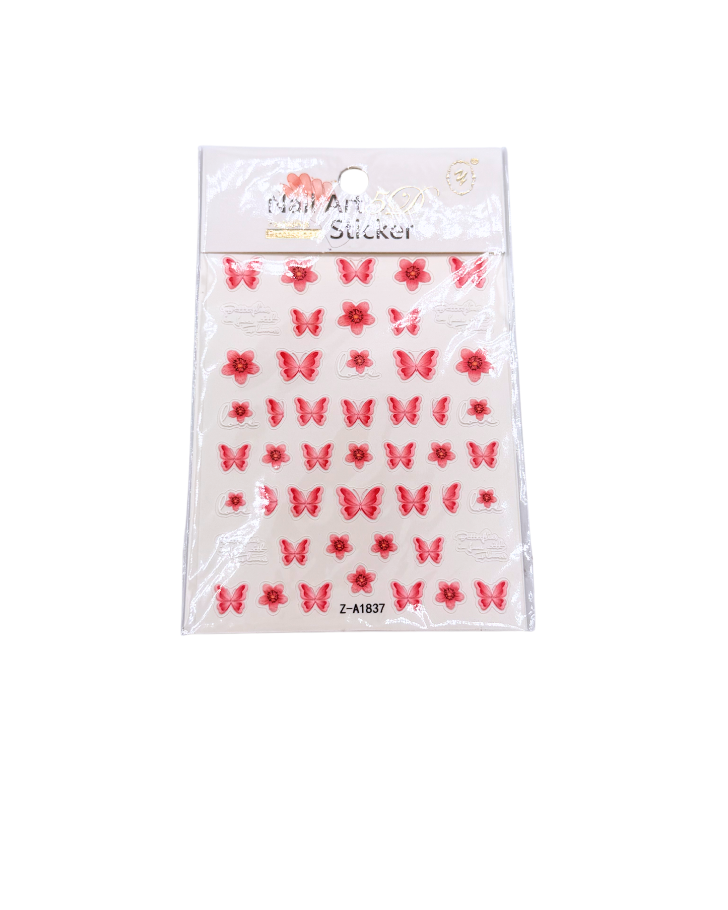 Summer Nail Stickers Set – Flowers, Stitch Designs & Mixed Nail Art Decals