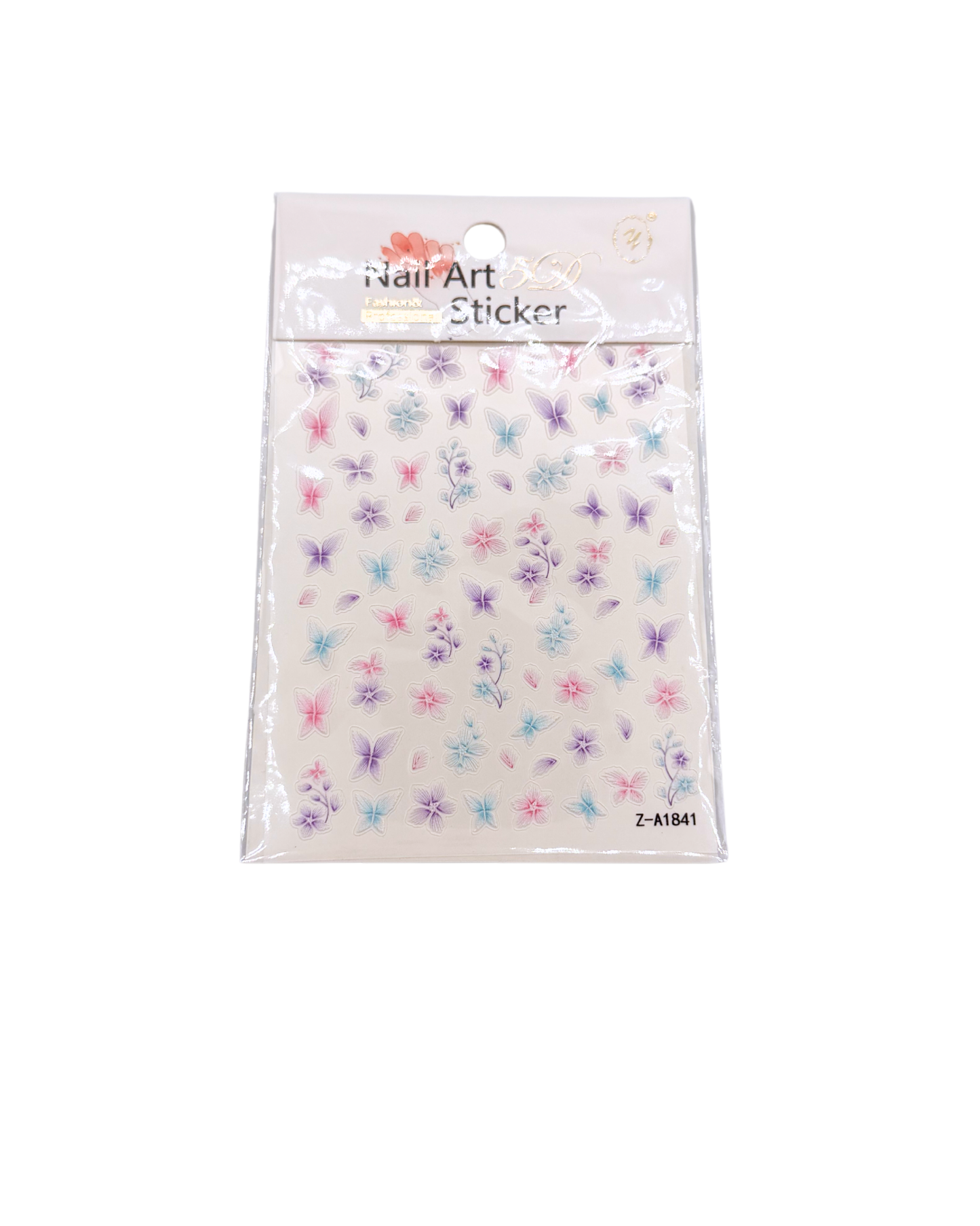 Summer Nail Stickers Set – Flowers, Stitch Designs & Mixed Nail Art Decals