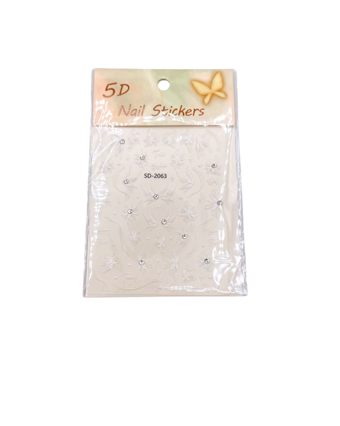 Summer Nail Stickers Set – Flowers, Stitch Designs & Mixed Nail Art Decals