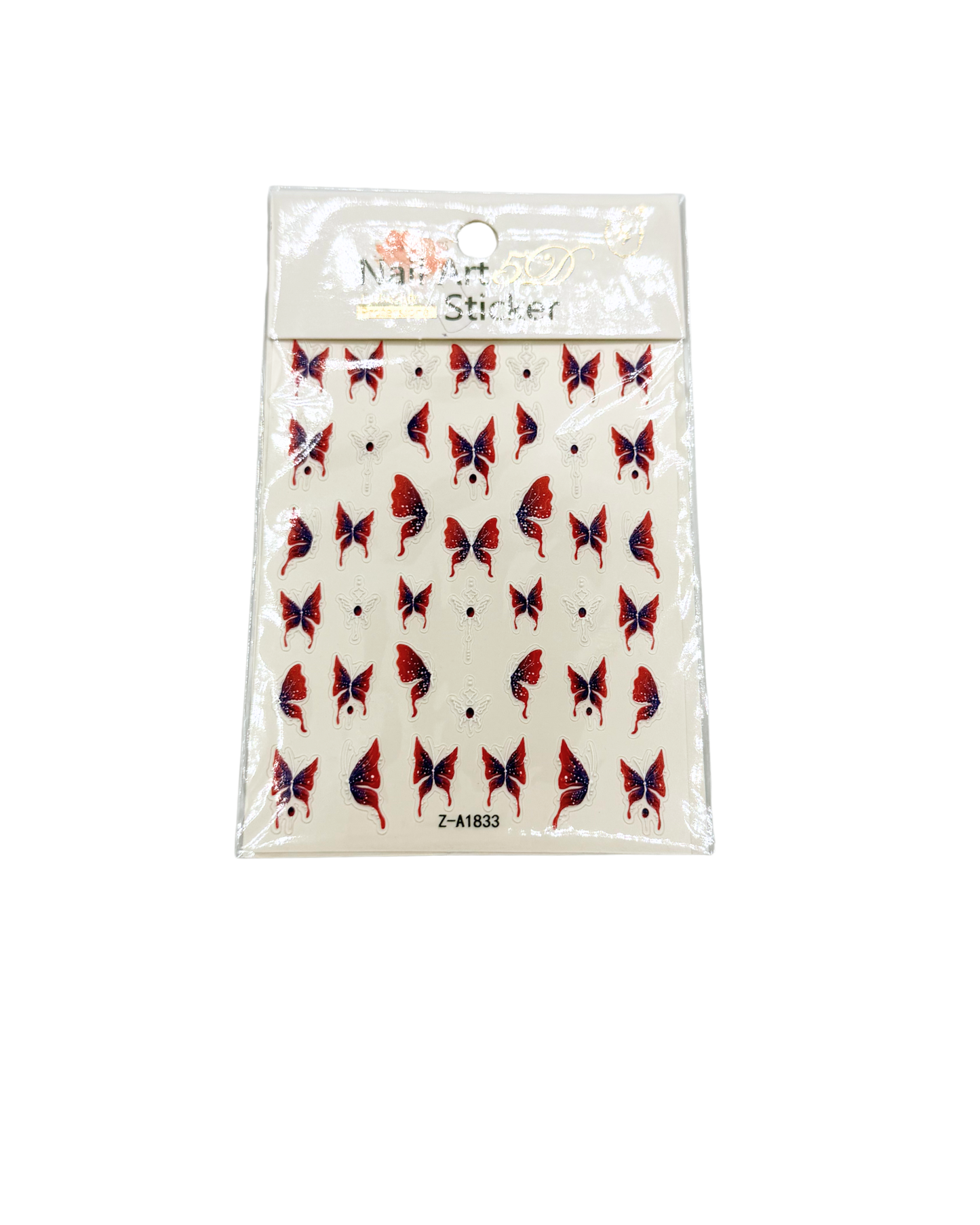 Summer Nail Stickers Set – Flowers, Stitch Designs & Mixed Nail Art Decals