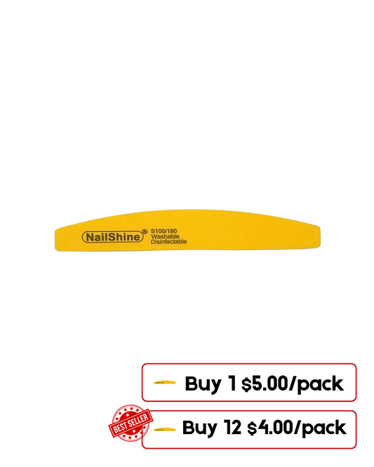 Washable and Disinfectable Nail Buffers Pack of 10