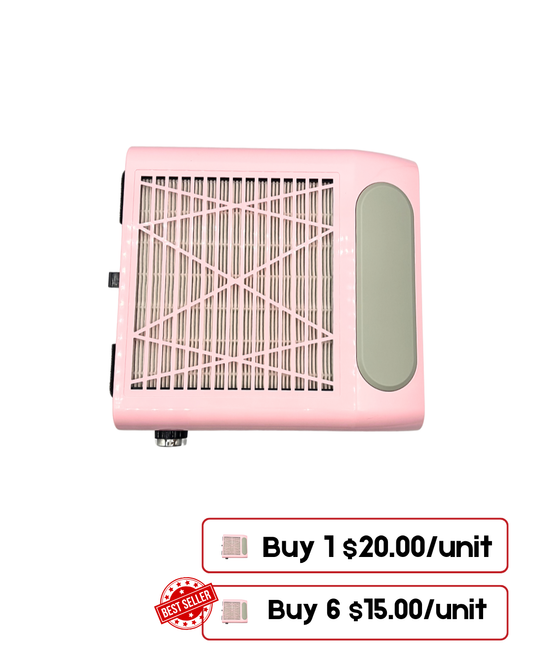 Adjustable 80W Nail Dust Collector