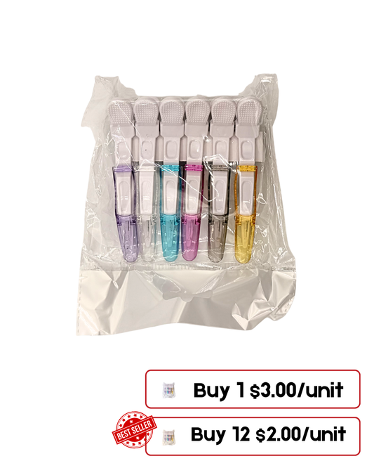 Colorful Hair Clips Set | Non-Slip Styling Clips for All Hair Types