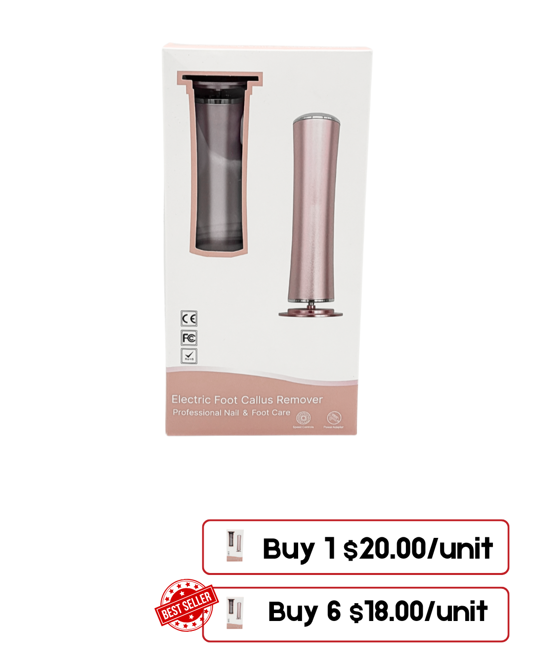 Electric Foot Callus Remover – Smooth & Soft Feet Effortless