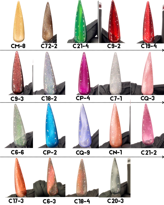 Nena's Nails Cat Eye Gel Polish Collection – 19 Stunning Colors