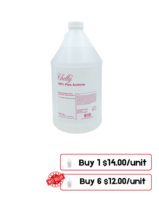 Chelly 100% Pure Acetone – 1 Gallon