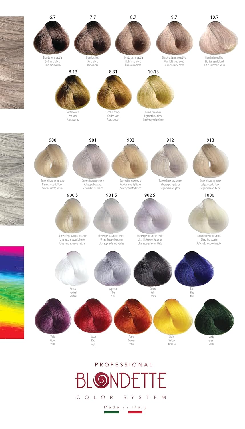 Professional Hair Color Kit 100 ml + 20 Vol Developer (6 oz) with Accessories