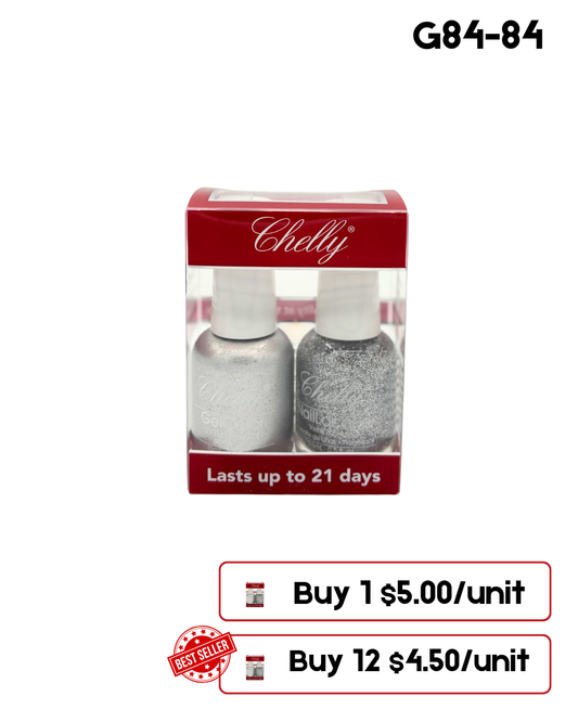 Chelly Gel & Regular Nail Polish Duo 15 Ml