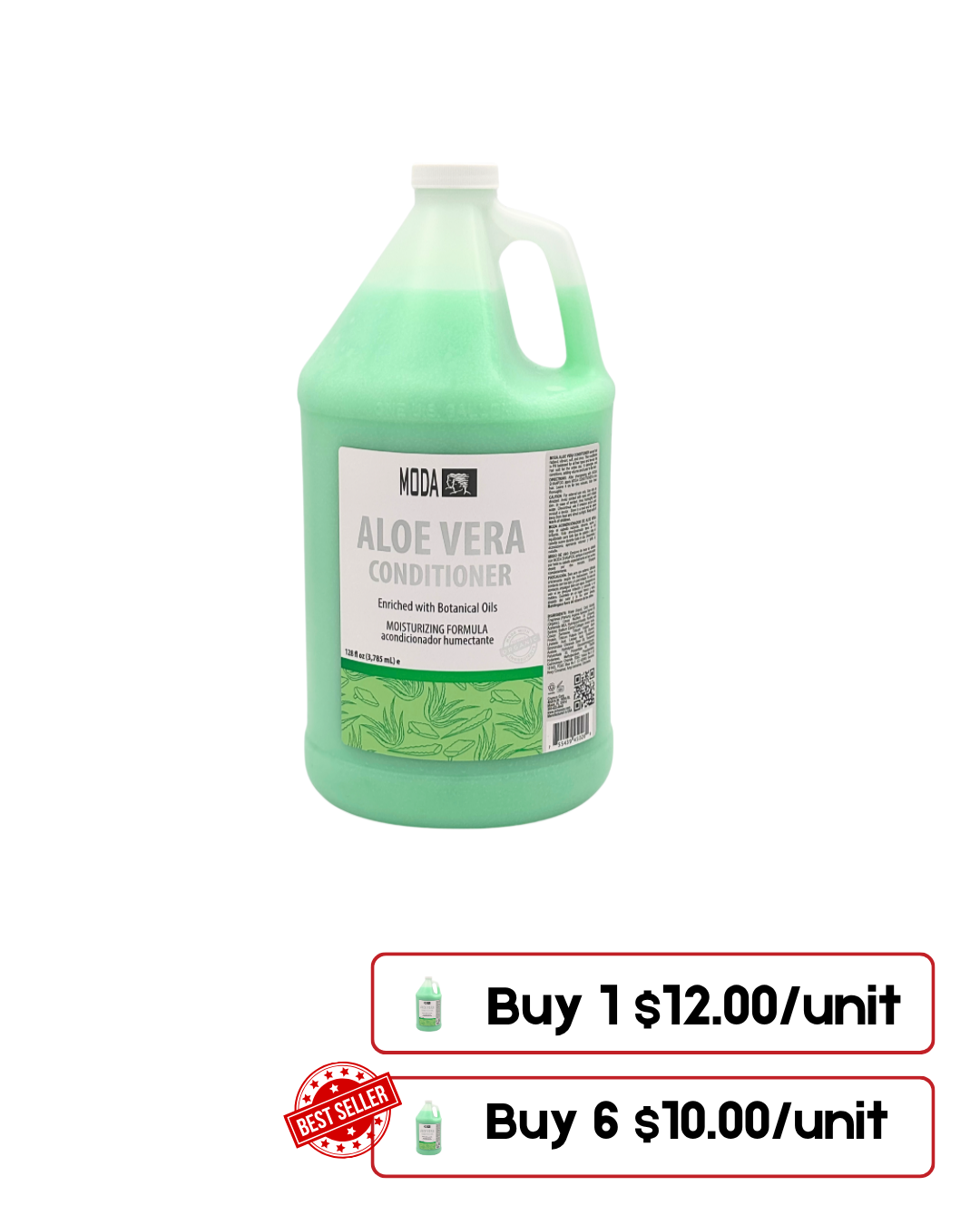 Conditioner 128 oz – Aloe Vera, Apple, & Honey Almond