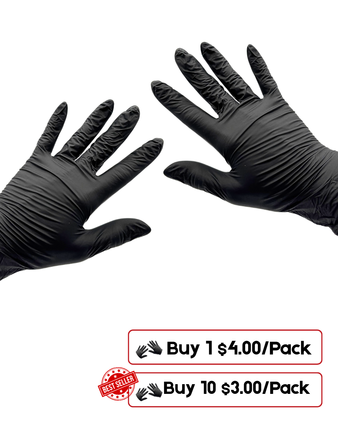 Black Nitrile Gloves – Professional Protection