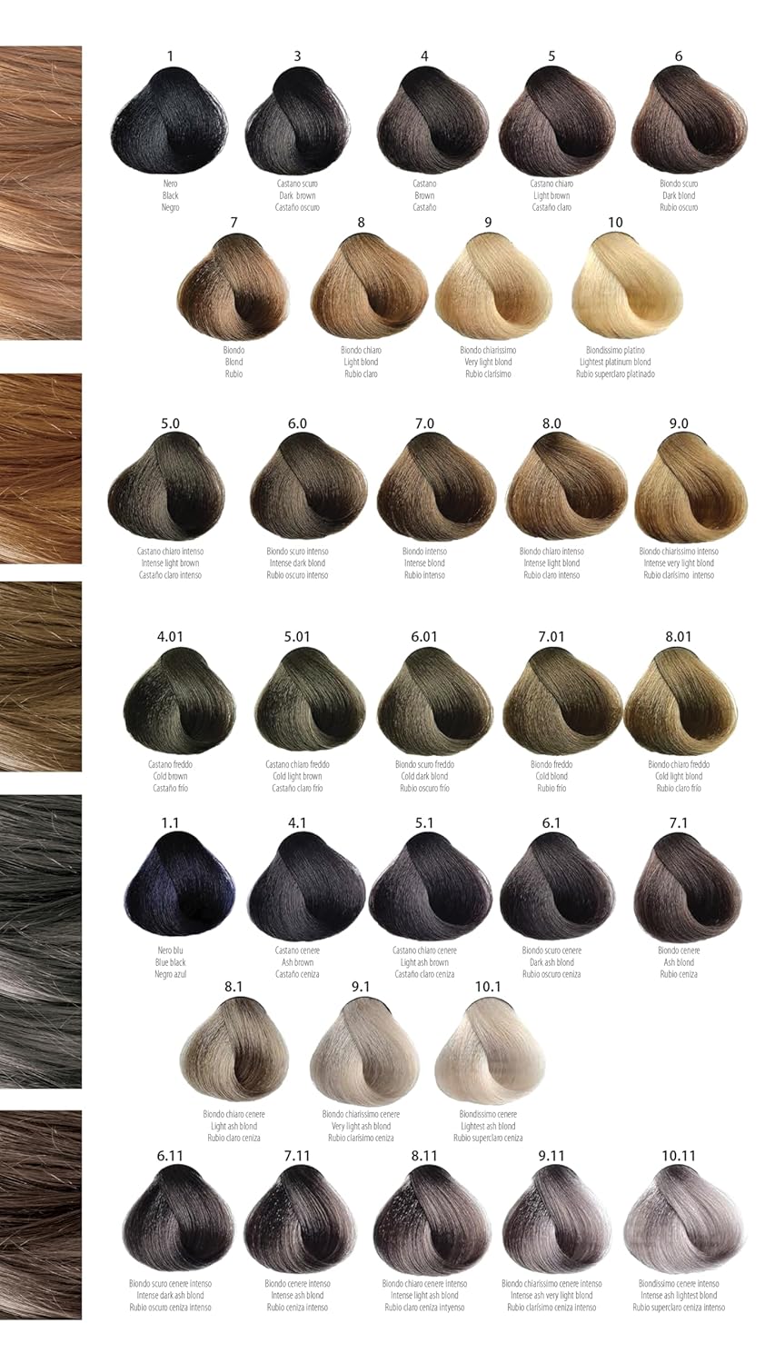 Professional Hair Color Kit 100 ml + 20 Vol Developer (6 oz) with Accessories