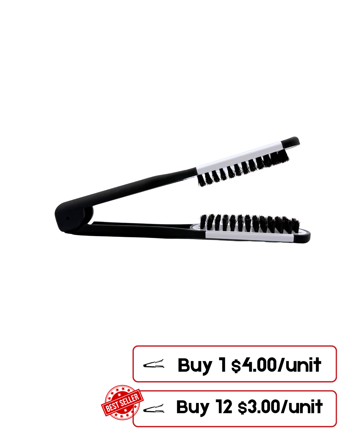 Hair Styling Brush for Straightening – Manual Blowout & Smoothing Brush