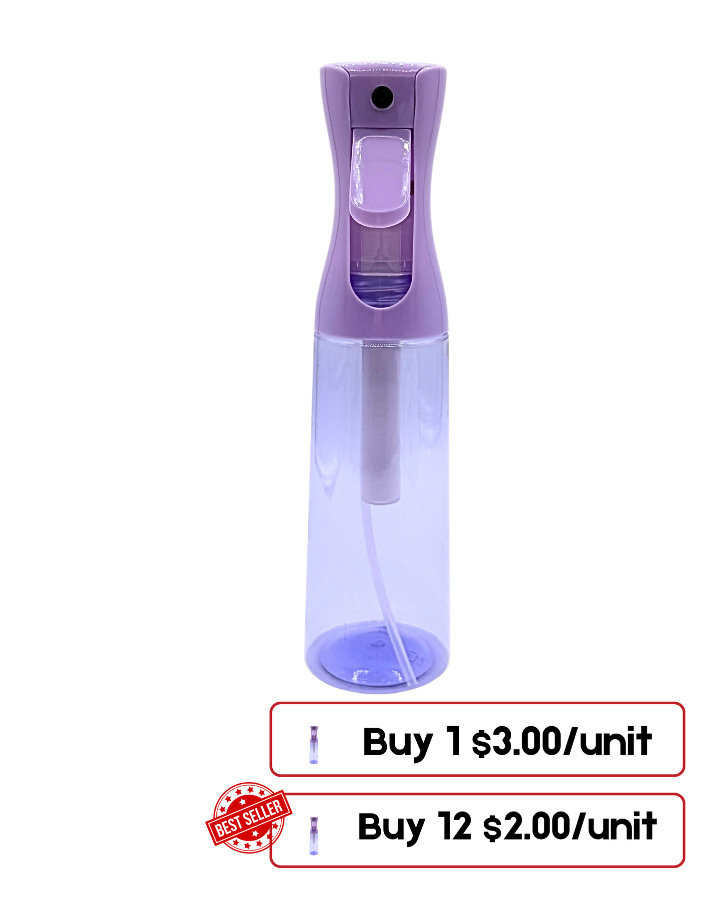 Barber Spray Bottles – Continuous Water Spray Bottles for Hair Styling