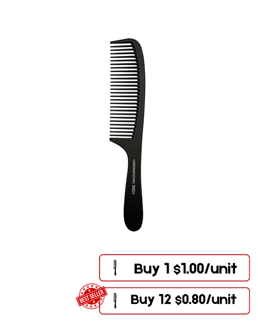 Carbon Styling Comb – Professional Heat-Resistant Hair Tool