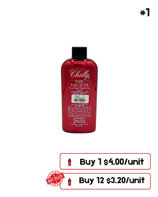 Chelly Regular Nail Polish 4.5 Oz 28 NEW COLORS