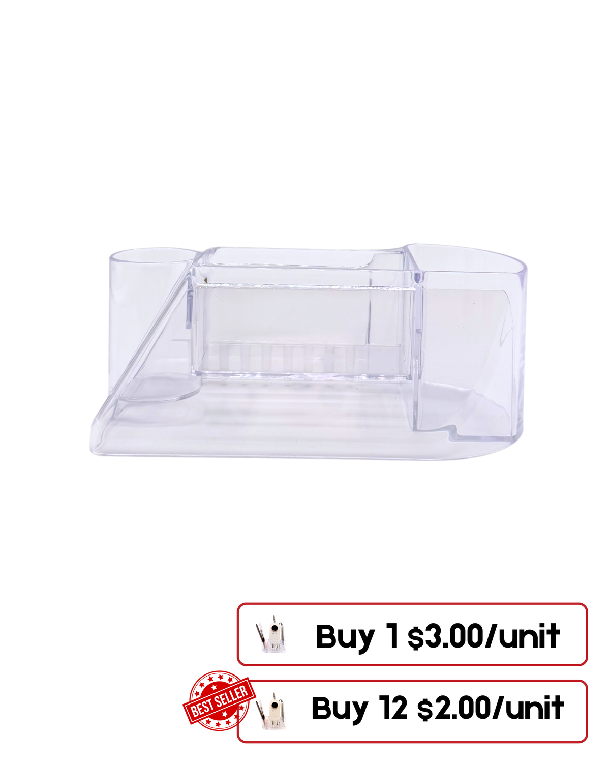 Clear Nail Drill Stand