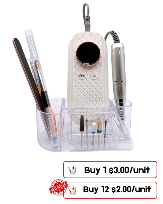 Clear Nail Drill Stand