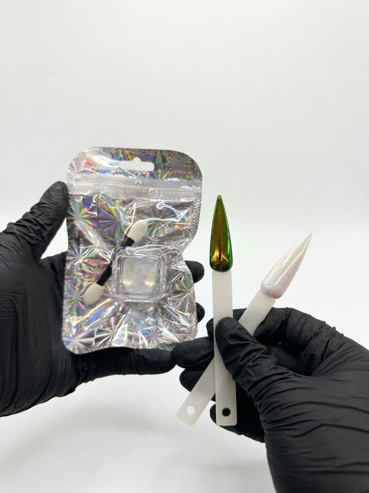 Polvo de uñas efecto aurora – Cambio de color brillante