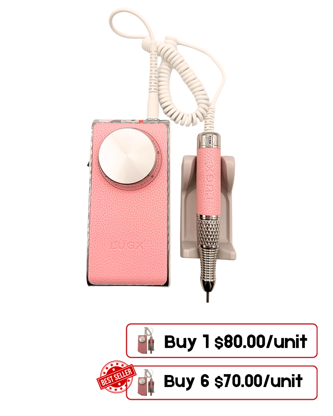 LUGX High-End Rechargeable Nail Drill