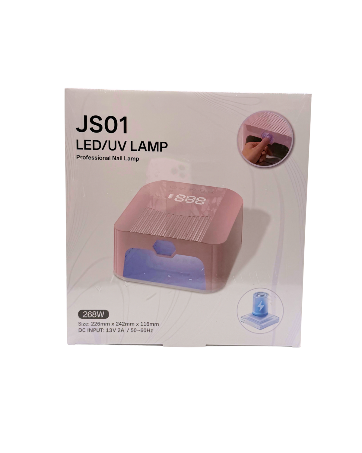 Lámpara UV recargable 2 en 1 para uñas de gel – Mano completa y dedo individual