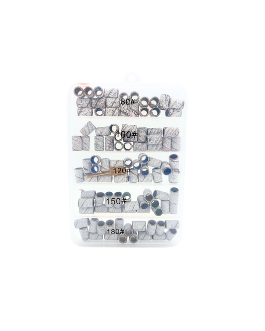 Large Box Nail Drill Sanding Bands – Professional Filing & Shaping #80/100/120/150/180