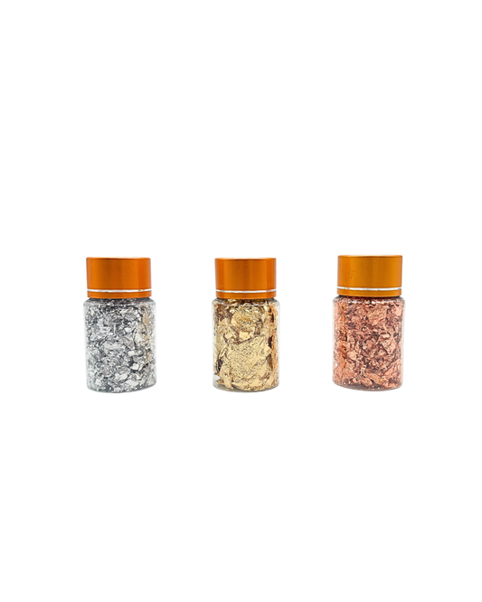Gold Foil Sheets for Nails Pack of 3