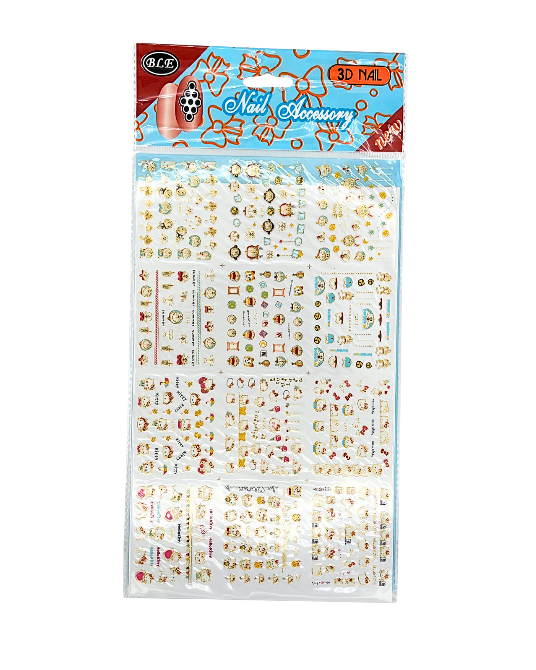 Nail Stickers 3D and Water