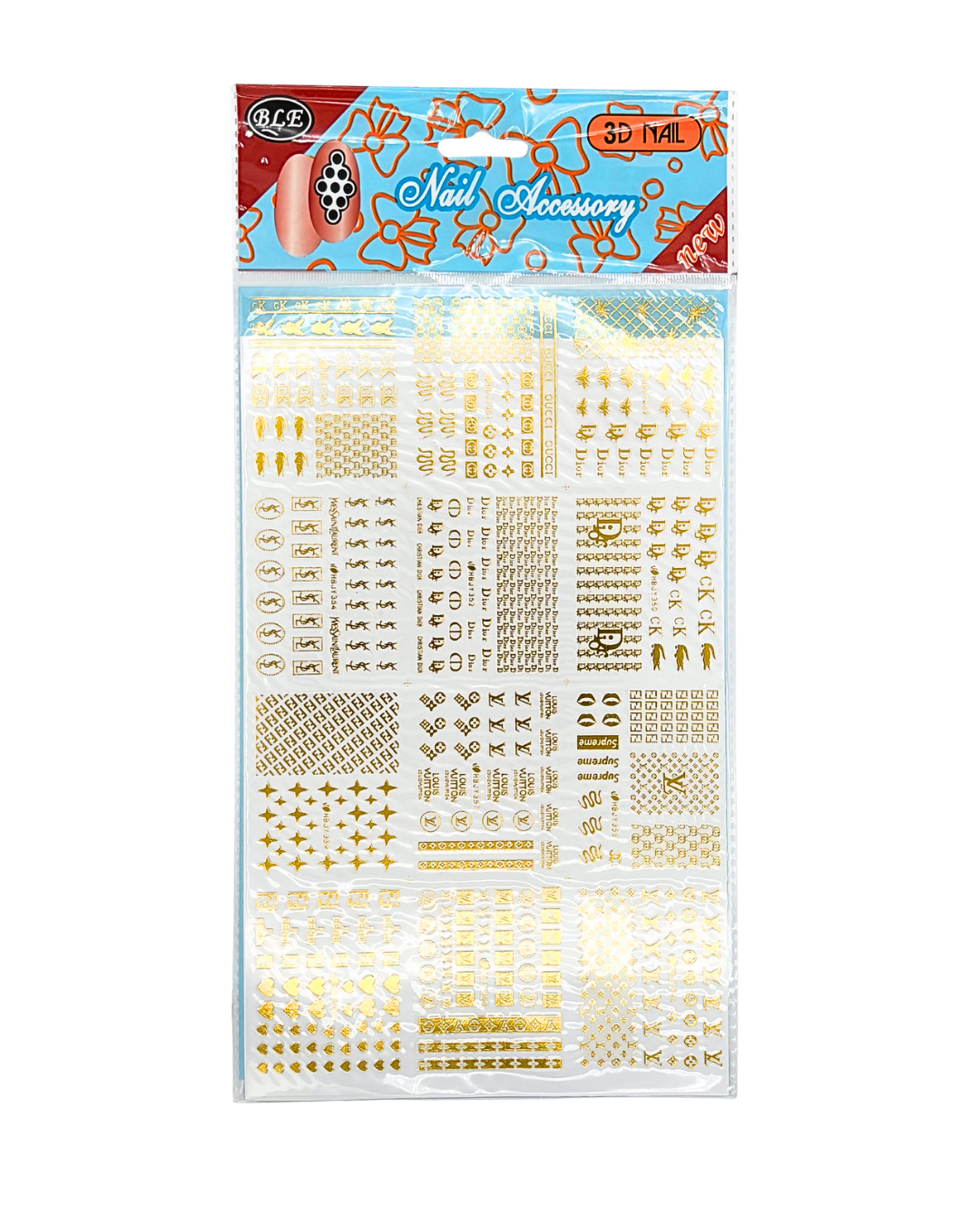 Nail Stickers 3D and Water