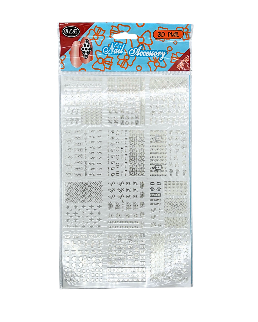 Nail Stickers 3D and Water
