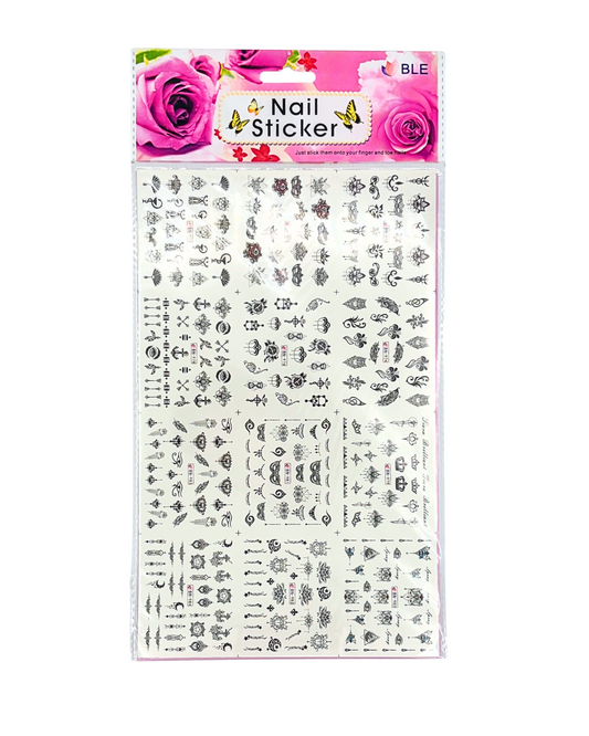 Nail Stickers 3D and Water
