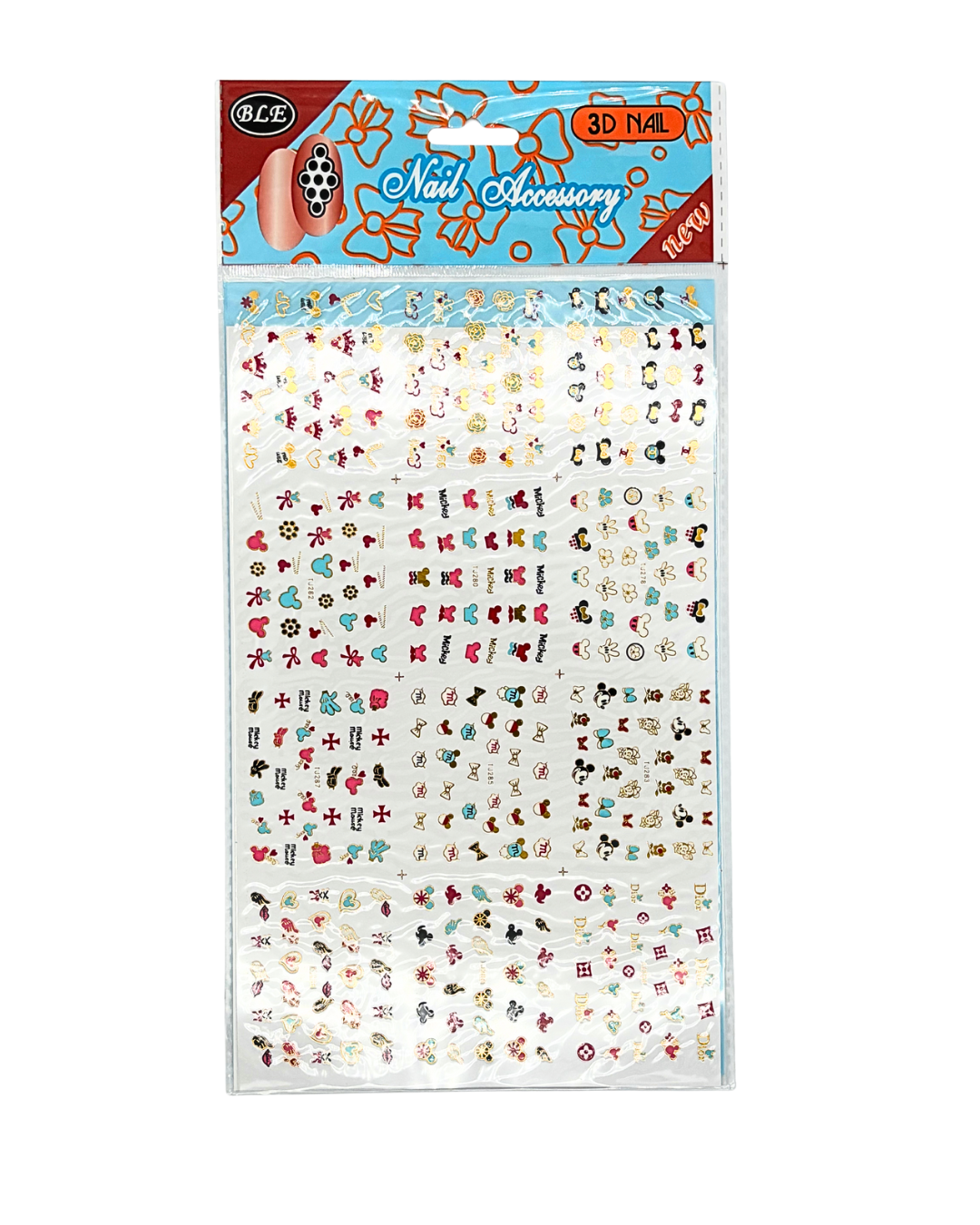Nail Stickers 3D and Water