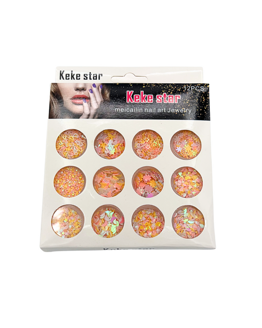 Large Encapsulated Nail Art Decorations – Stunning 3D Designs