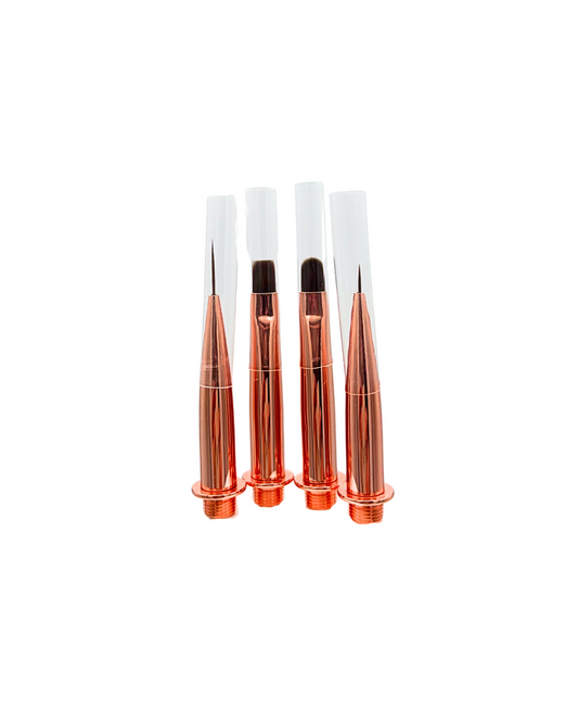 Interchangeable Liner Brush Pen – 4 Replaceable Brush Tips