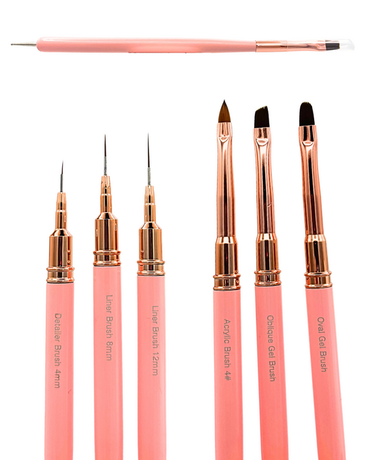8-in-1 Nail Art Liner Brush Set