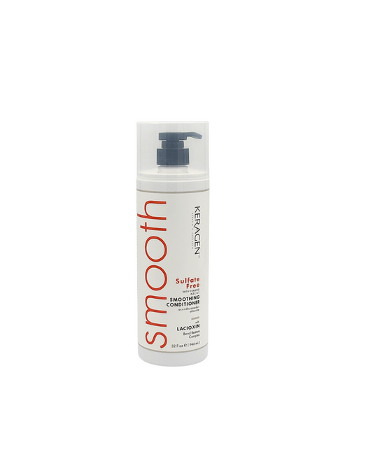 KERAGEN - Smoothing Conditioner with Keratin and Collagen for All Hair Types, Sulfate Free, 32 Oz