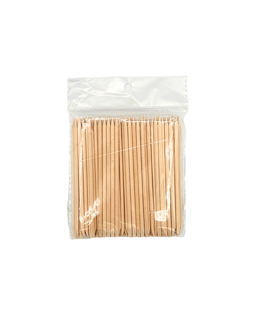 Orange Wood Cuticle Stick